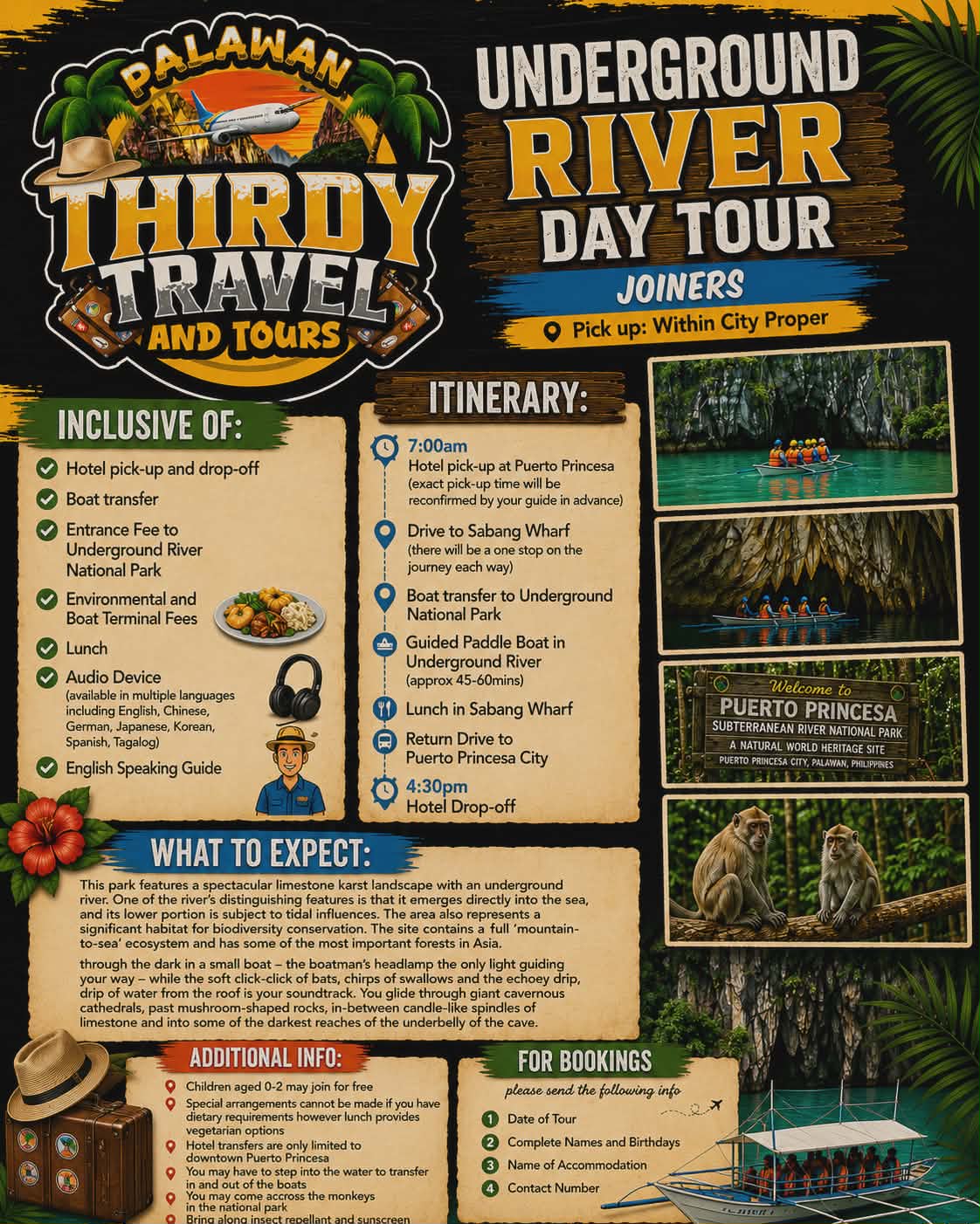 Thirdy Travel And Tours Palawan Facebook ad: 𝗣𝗔𝗟𝗔𝗪𝗔𝗡 𝗡𝗔 𝗔𝗡𝗚 𝗡𝗘𝗫𝗧 𝗗𝗘𝗦𝗧𝗜𝗡𝗔𝗧𝗜𝗢𝗡…