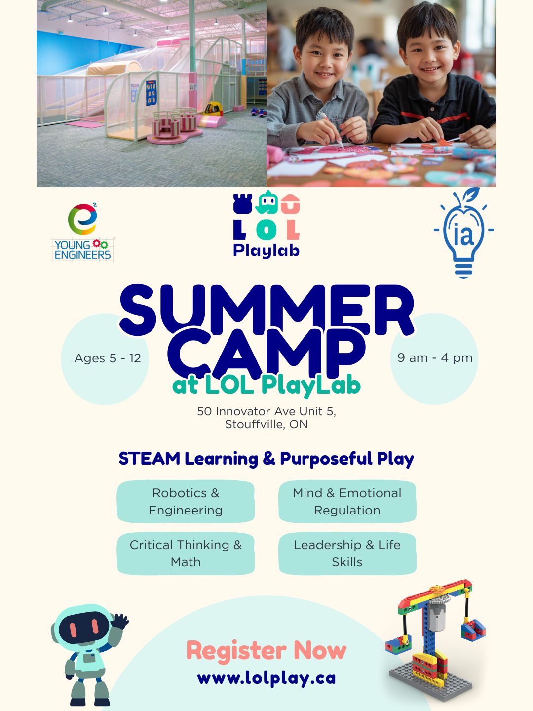 LOL PlayLab - Edutainment & Indoor Playgroud Facebook ad from Mar 14, 2026