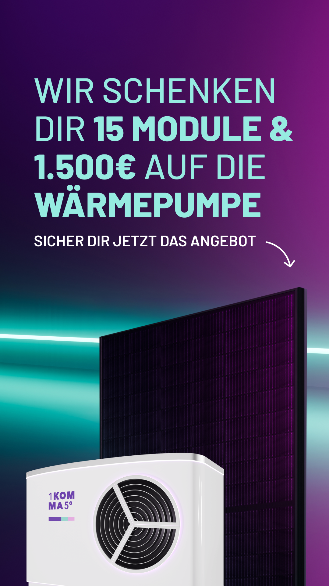 1KOMMA5GRAD Facebook ad