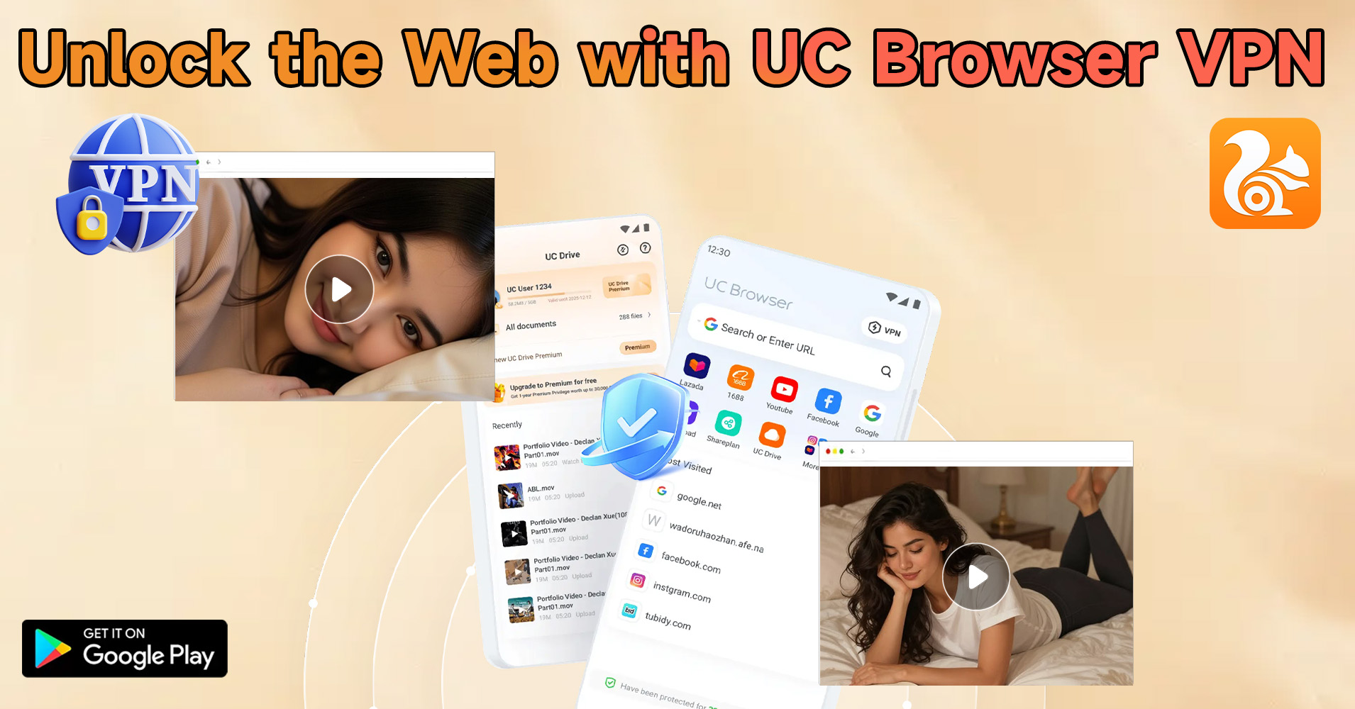 UC Browser3 Facebook ad
