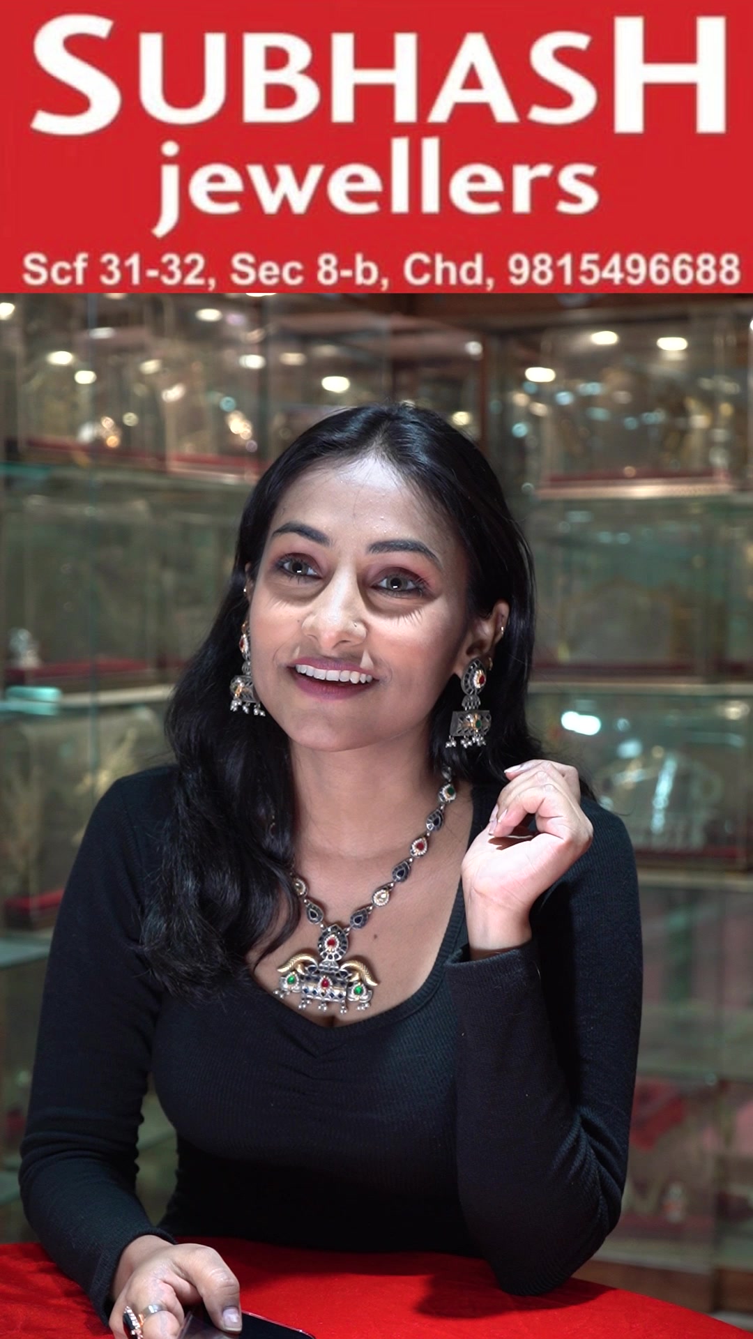 The Silver Mall Subhash Jewellers Chandigarh Facebook ad: iconic silver jewellery to dazzle on your occasion