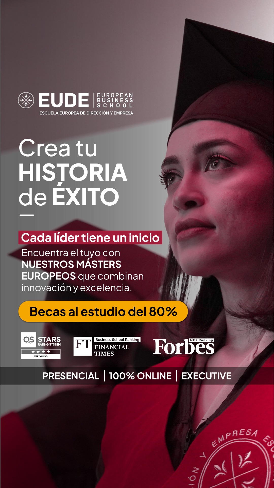 EUDE Business School Escuela Europea de Dirección y Empresa Facebook ad