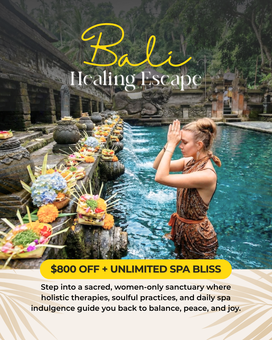 Goddess Retreats Facebook ad