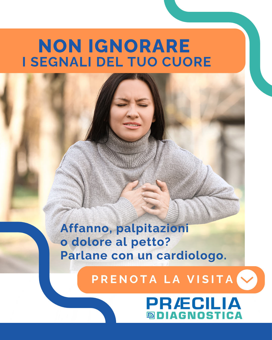 Praecilia Diagnostica Facebook ad: Controlla la Salute del Tuo Cuore