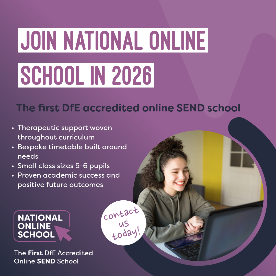 National Online School Facebook ad from Mar 20, 2026