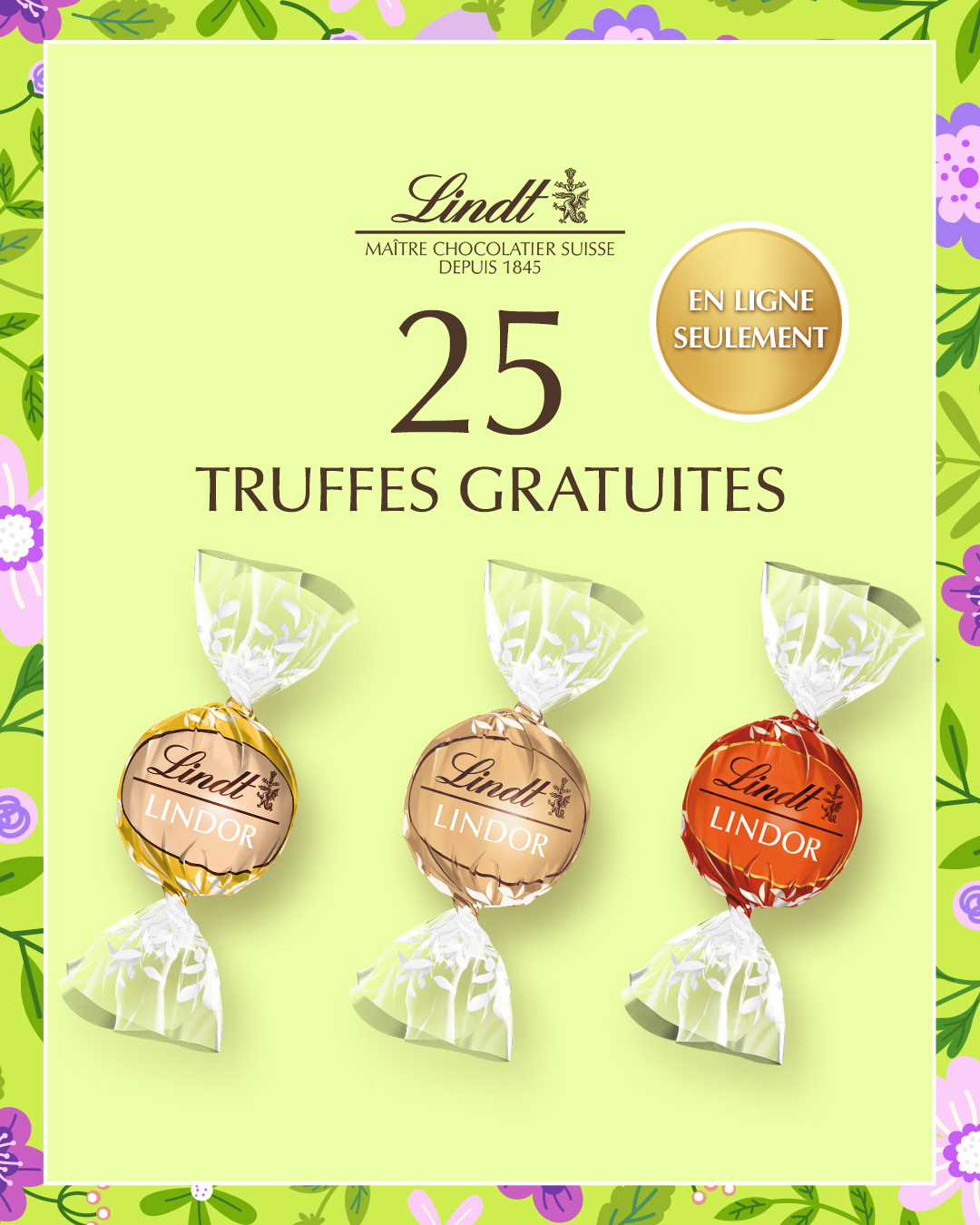 Lindt Facebook ad from May 15, 2026