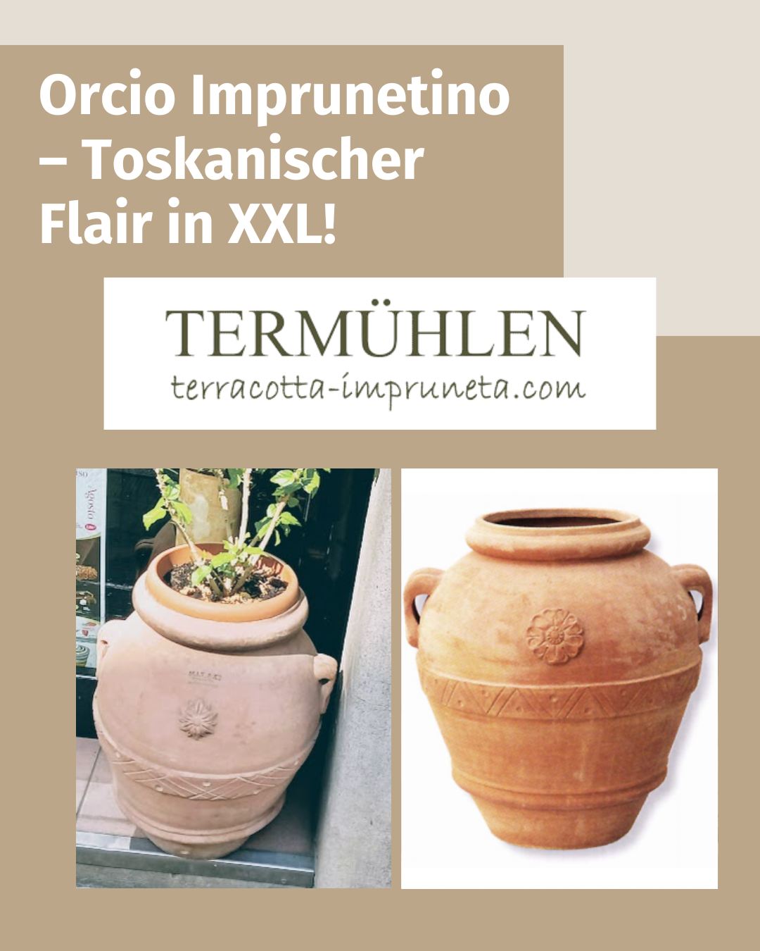 Terracotta Impruneta Facebook ad: Der Online-Shop