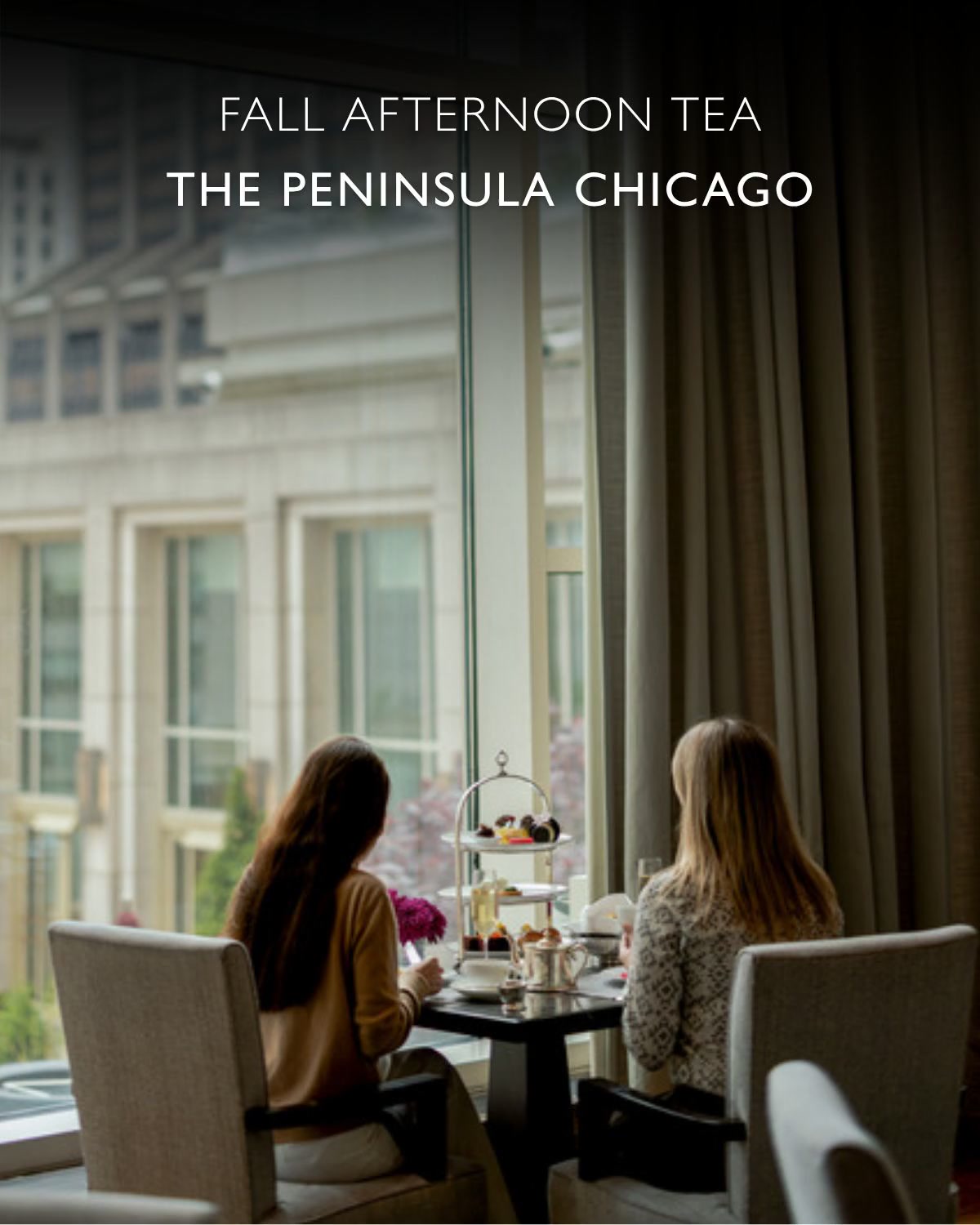 The Peninsula Chicago Facebook ad: Fall Afternoon Tea