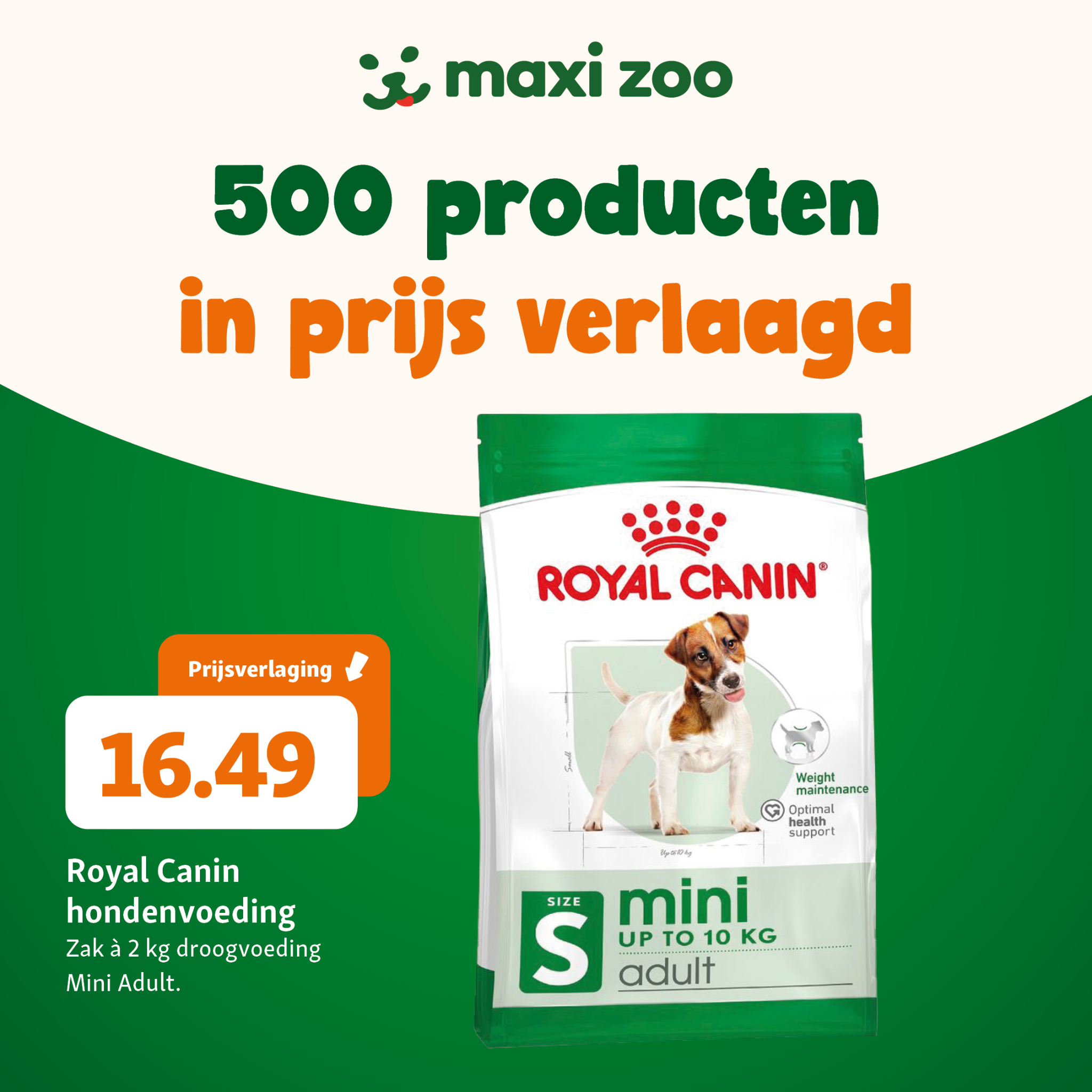Maxi Zoo Nederland Facebook ad