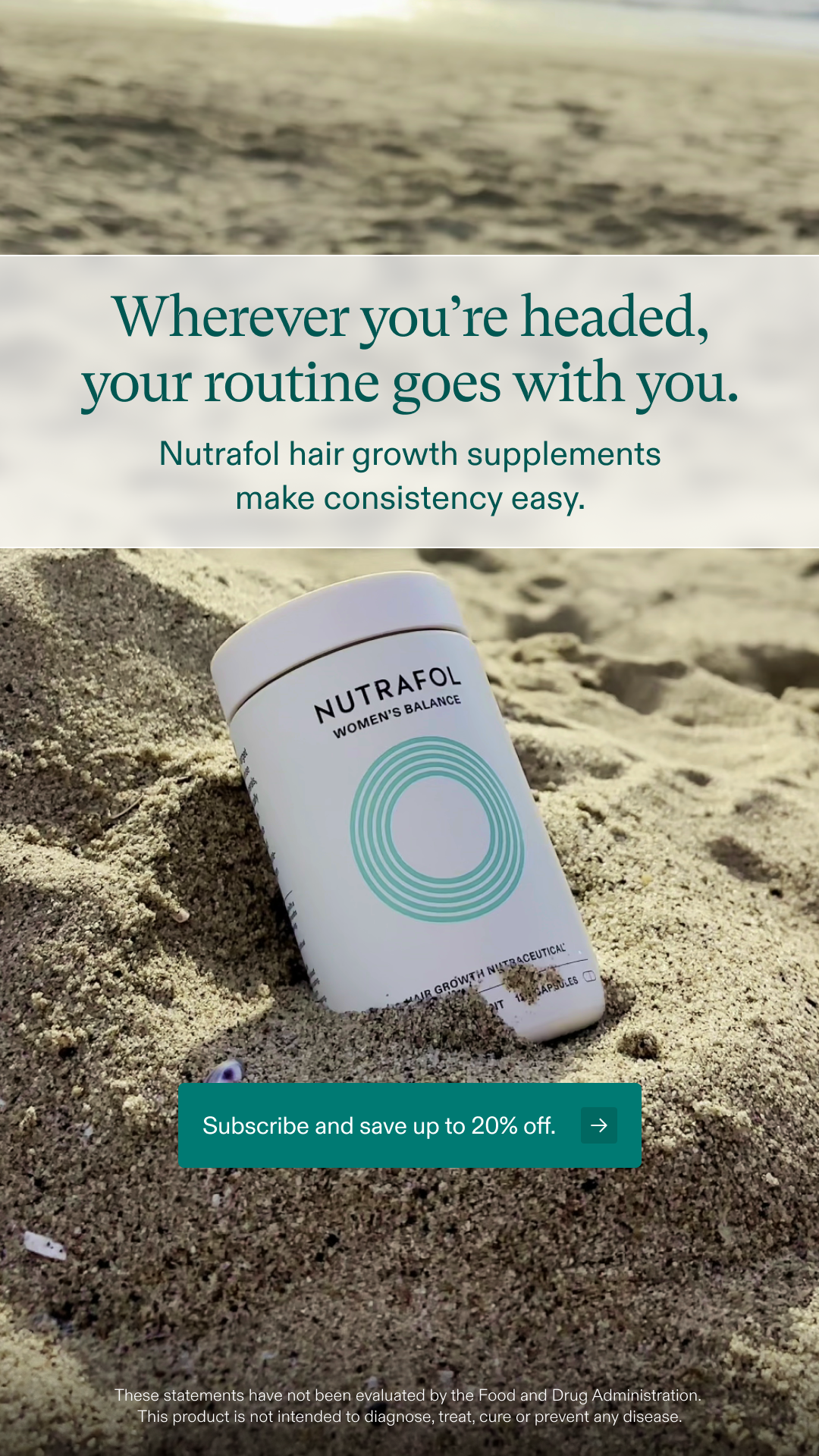 Nutrafol Facebook ad