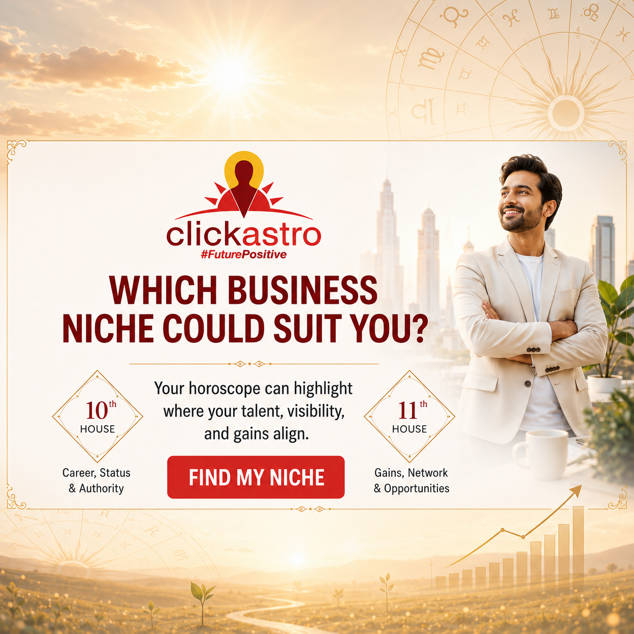 Clickastro Facebook ad