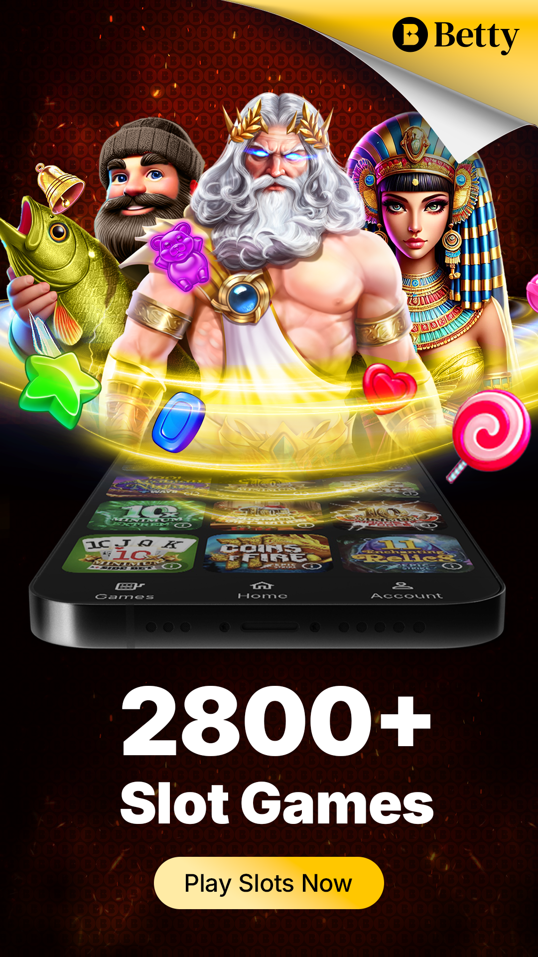 Betty Online Casino Facebook ad