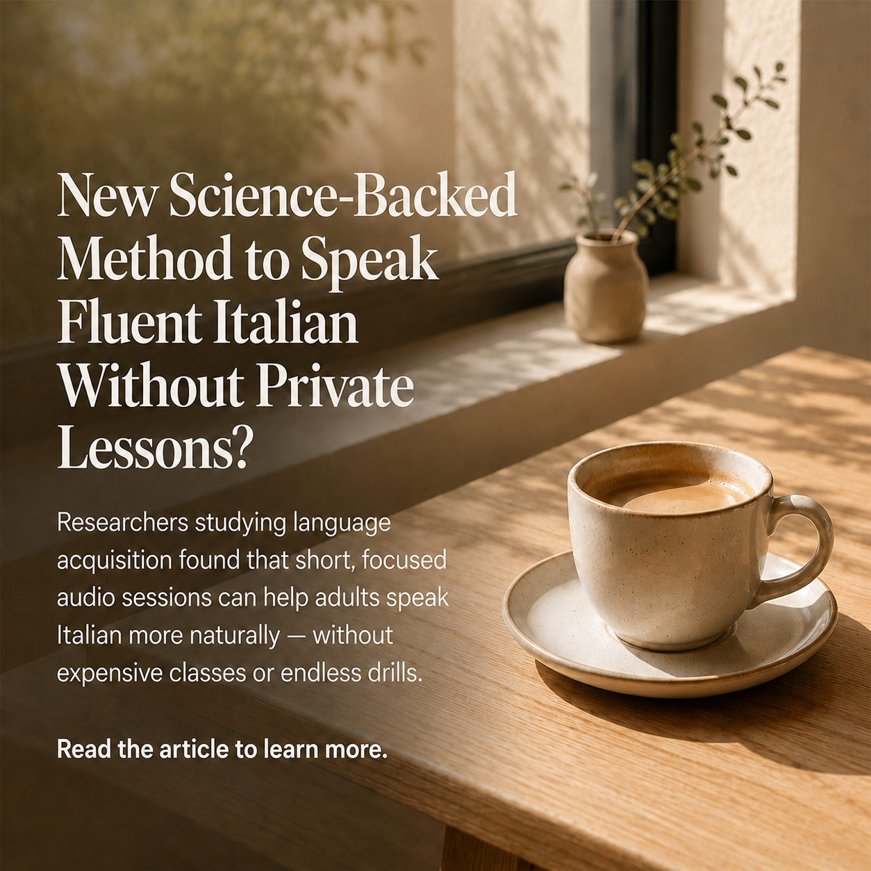 MakesYouFluent Facebook ad
