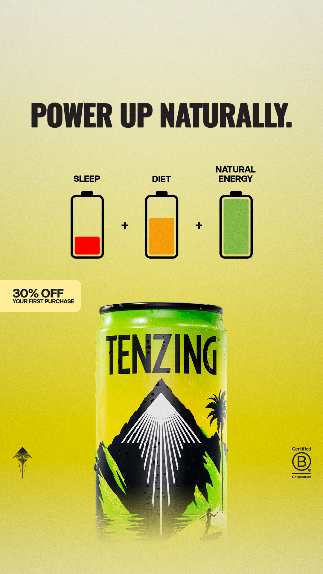 TENZING Natural Energy Facebook ad