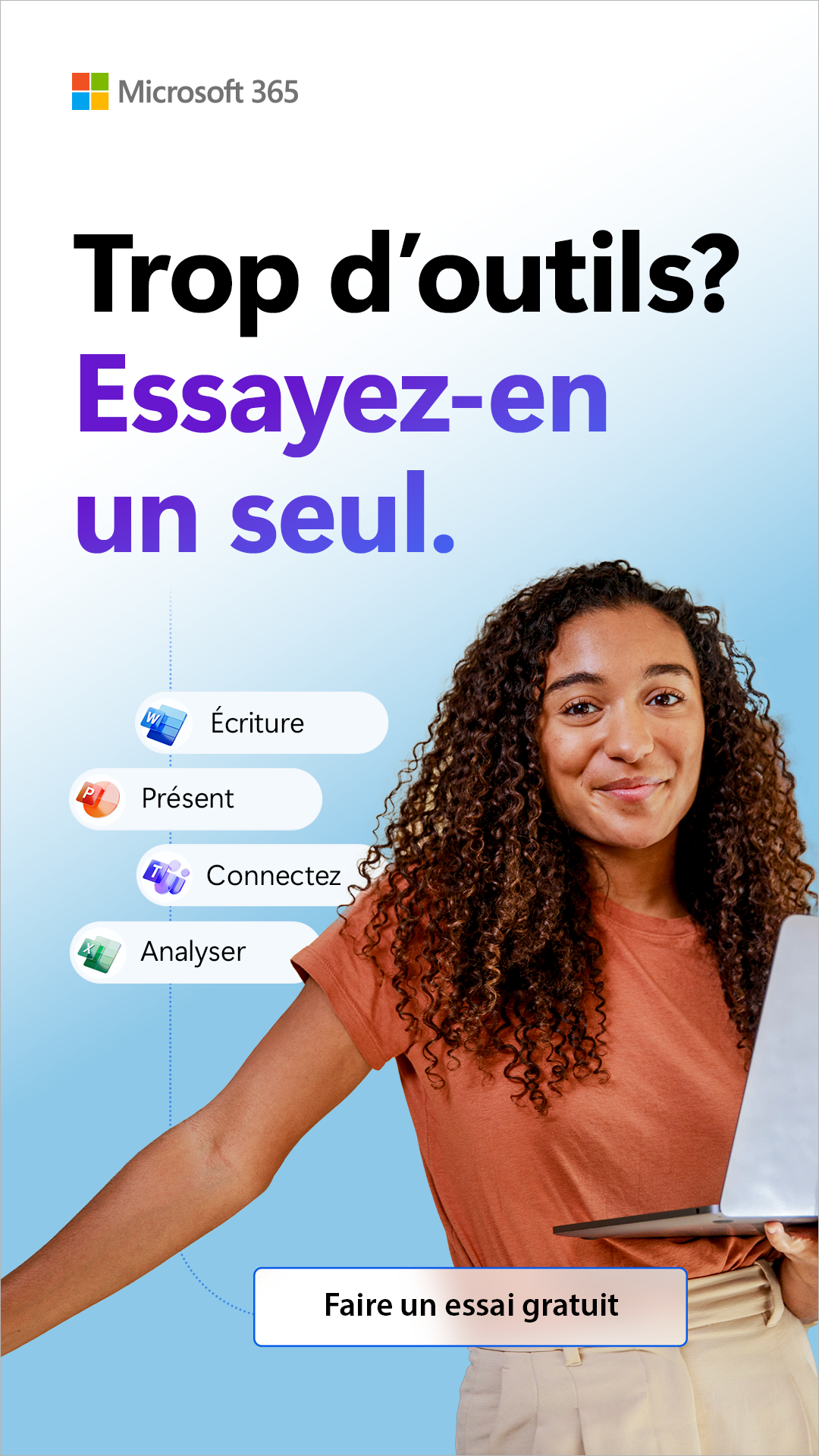 Microsoft 365 Facebook ad