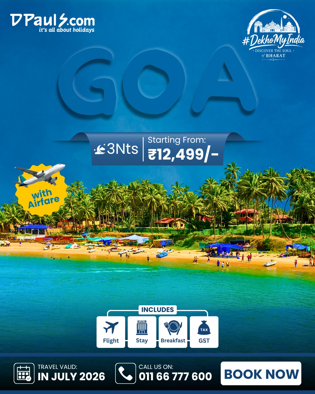 DPauls Travel & Tours Ltd Facebook ad
