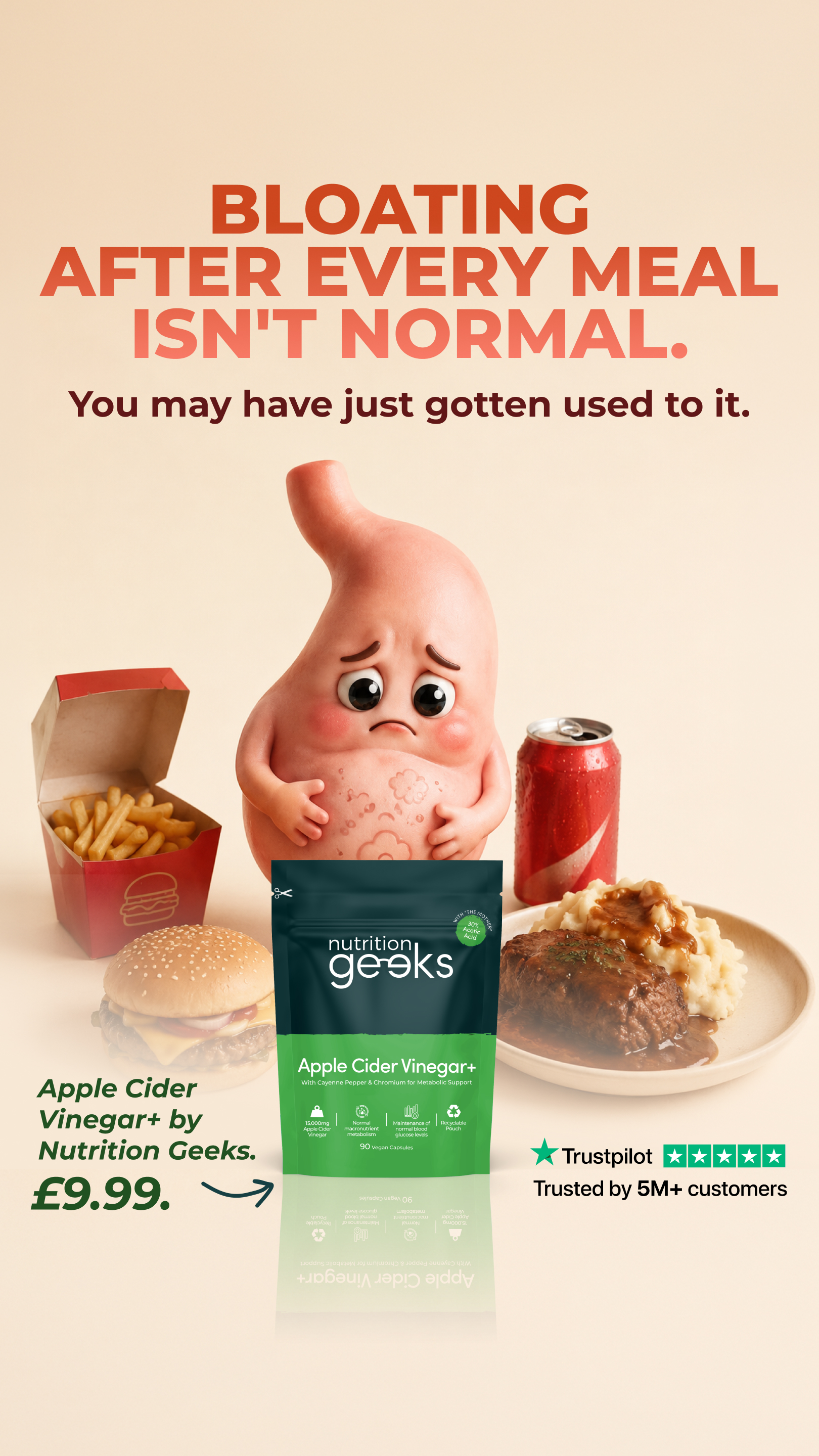 Nutrition Geeks Facebook ad
