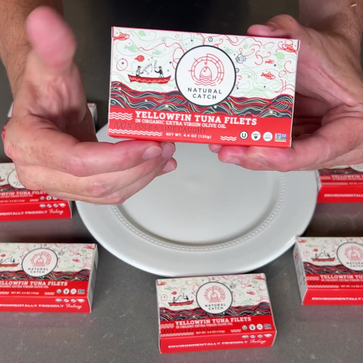Natural Catch Tuna Facebook ad: 6× Lower Mercury Tuna
