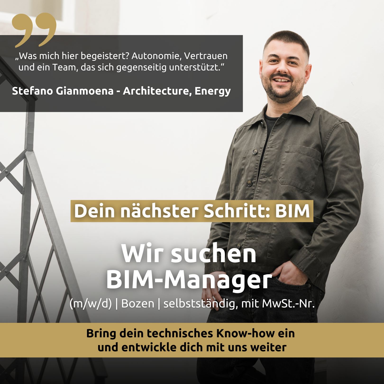SOLARRAUM Facebook ad: Wir suchen BIM-Manager, selbstständig, mit MwSt.-Nr. (m/w/d)
