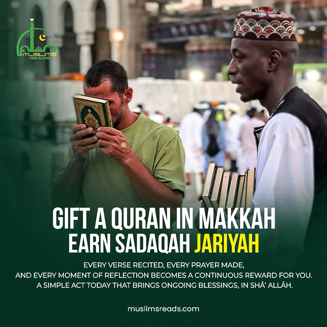 Muslim Reads Facebook ad: Gift Qurans in Masjid Al-Haram, Makkah