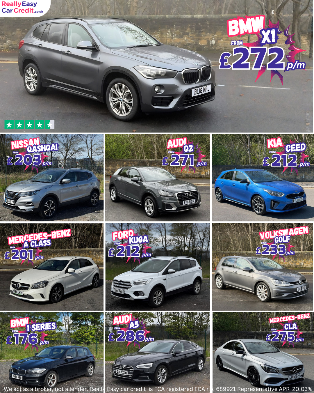 Really Easy Car Credit Facebook ad