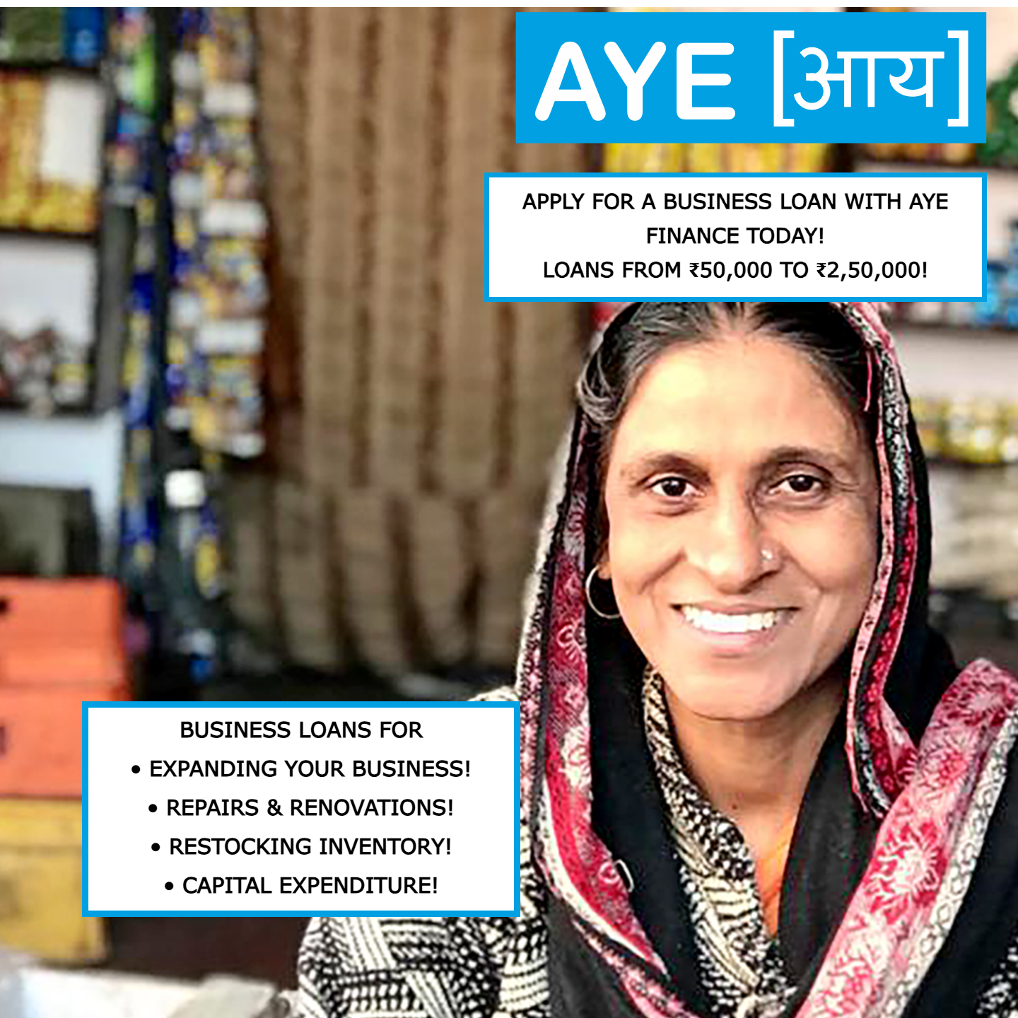 Aye Finance Ltd Facebook ad from Apr 6, 2026