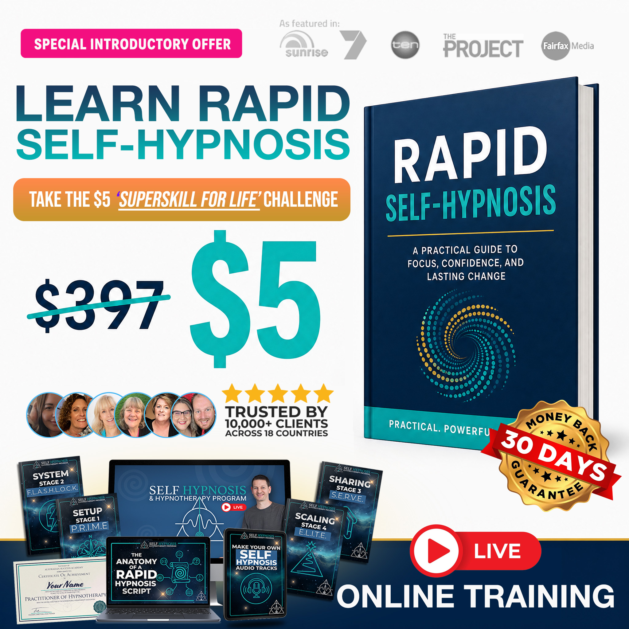 Shane Fozard Facebook ad: $397 Training. Today Just $5.
