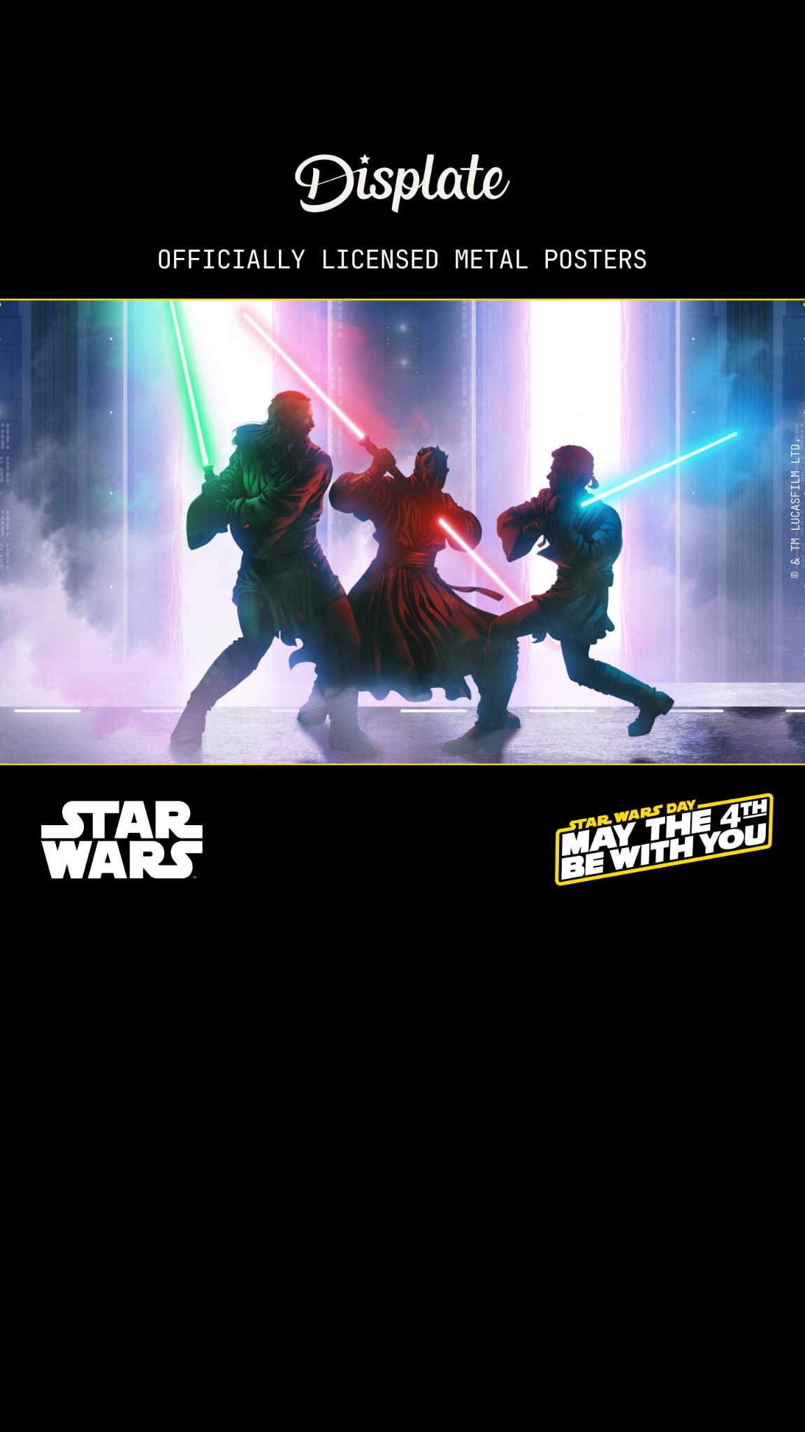 Displate Facebook ad