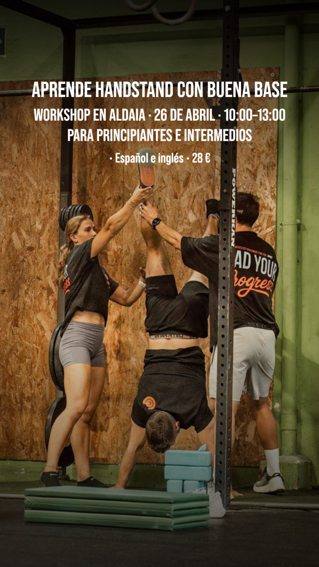 MOTOR Training Box Aldaia Facebook ad: Si siempre has querido aprender handstand, mejorar tu…
