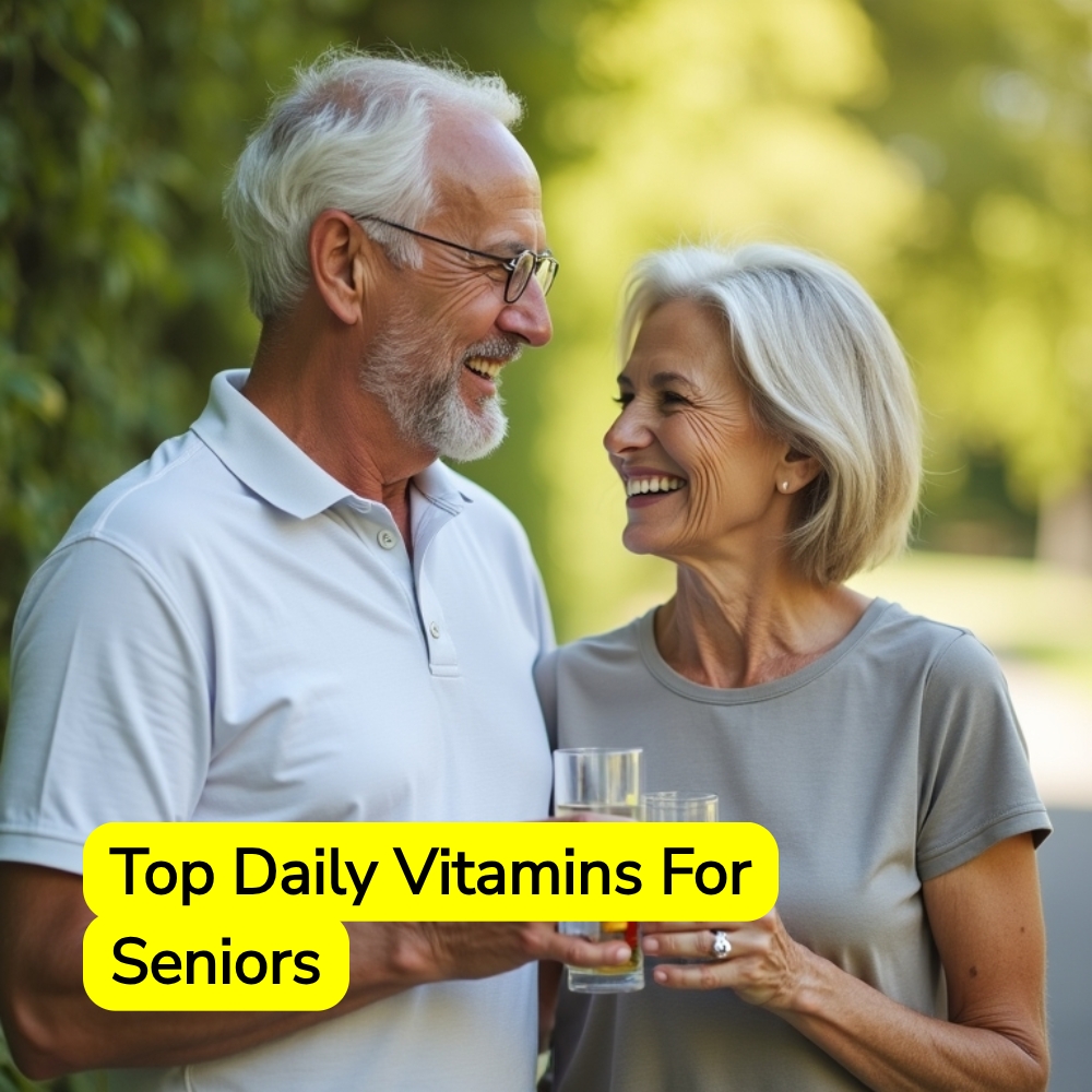 Life - Simplified Facebook ad: Top Daily Vitamins For Seniors.