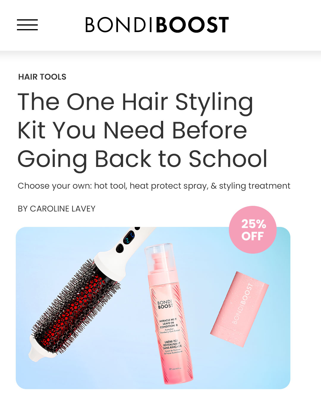 BondiBoost Facebook ad