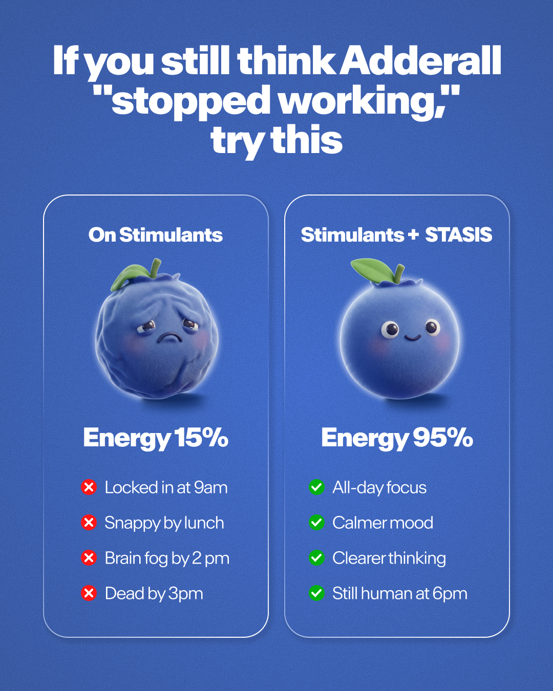 Stasis Facebook ad