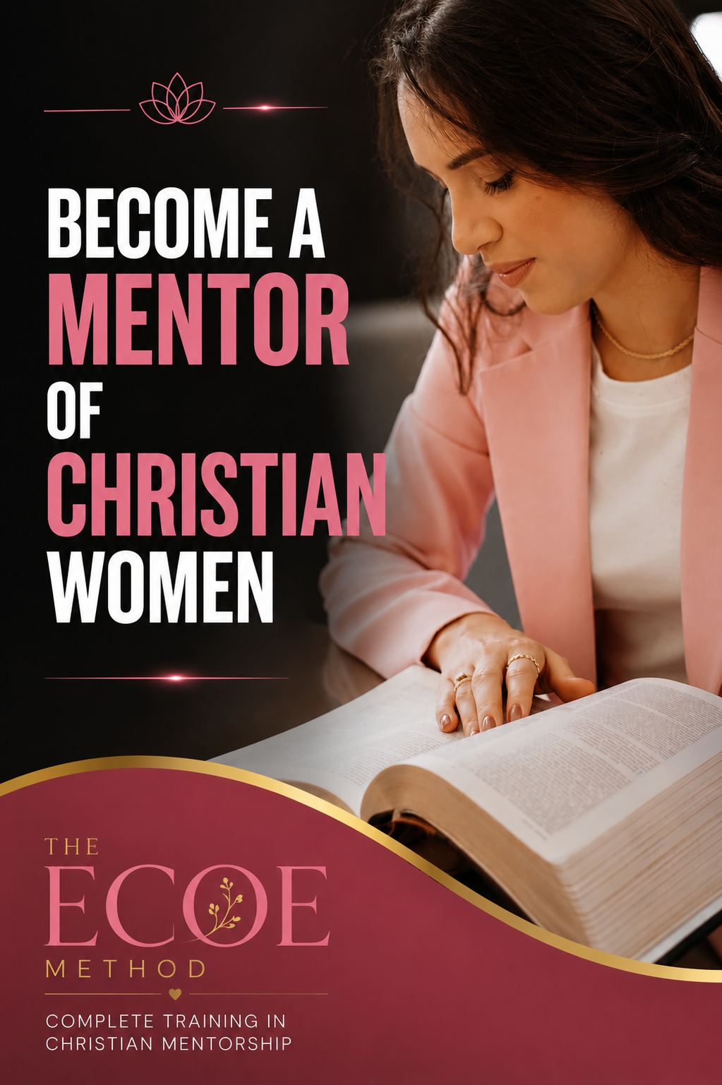 Raissa Barros Facebook ad: Become a Christian Mentor in 30 Days