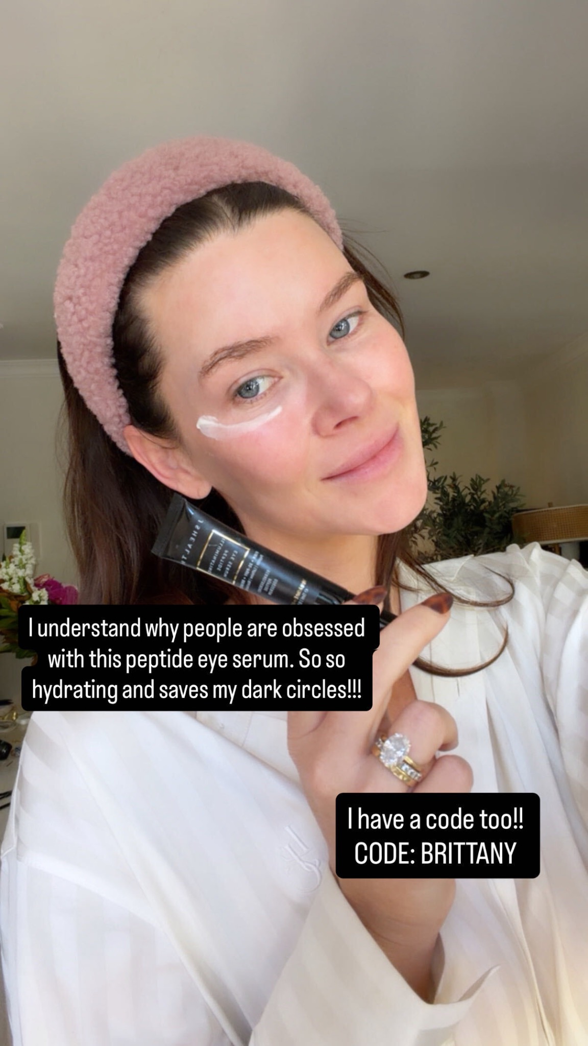 JSHealth Vitamins Facebook ad: 3 Hours of Sleep, Zero Dark Circles