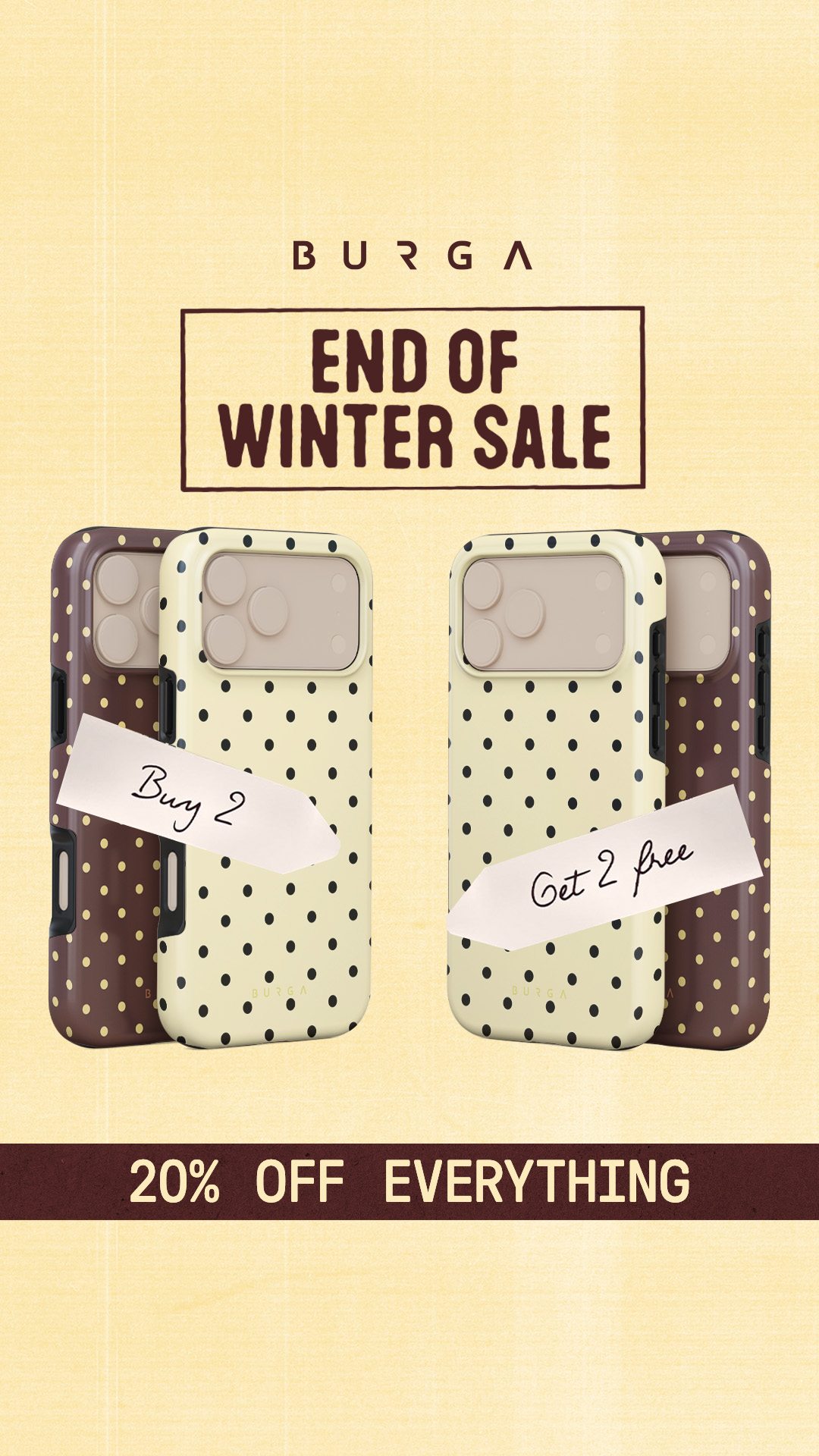 BURGA Phone Cases Facebook ad
