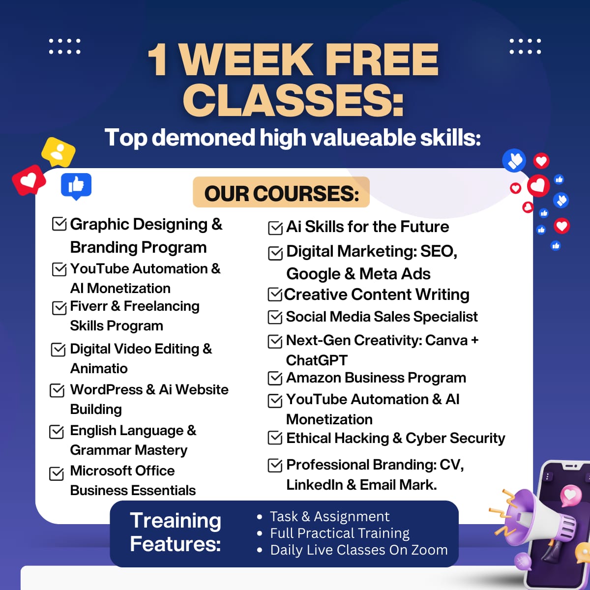 LWE University of Digital Skills Facebook ad