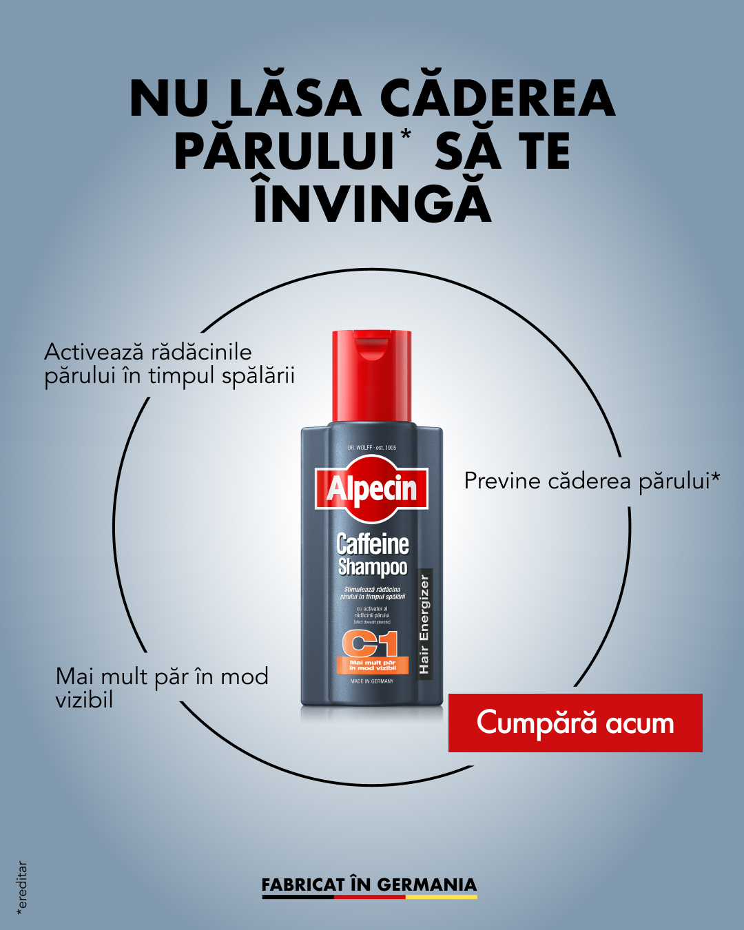 Alpecin Facebook ad