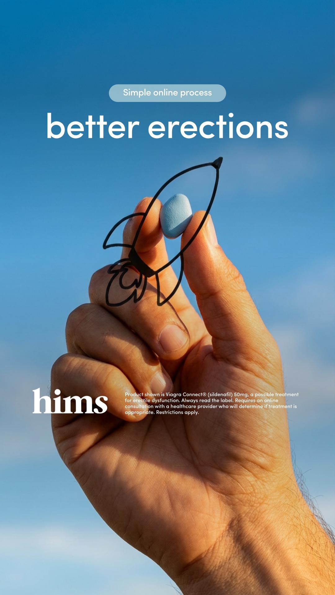 hims Facebook ad