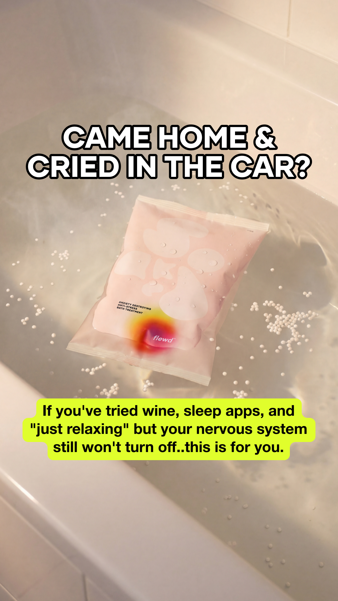 Flewd Stresscare Facebook ad