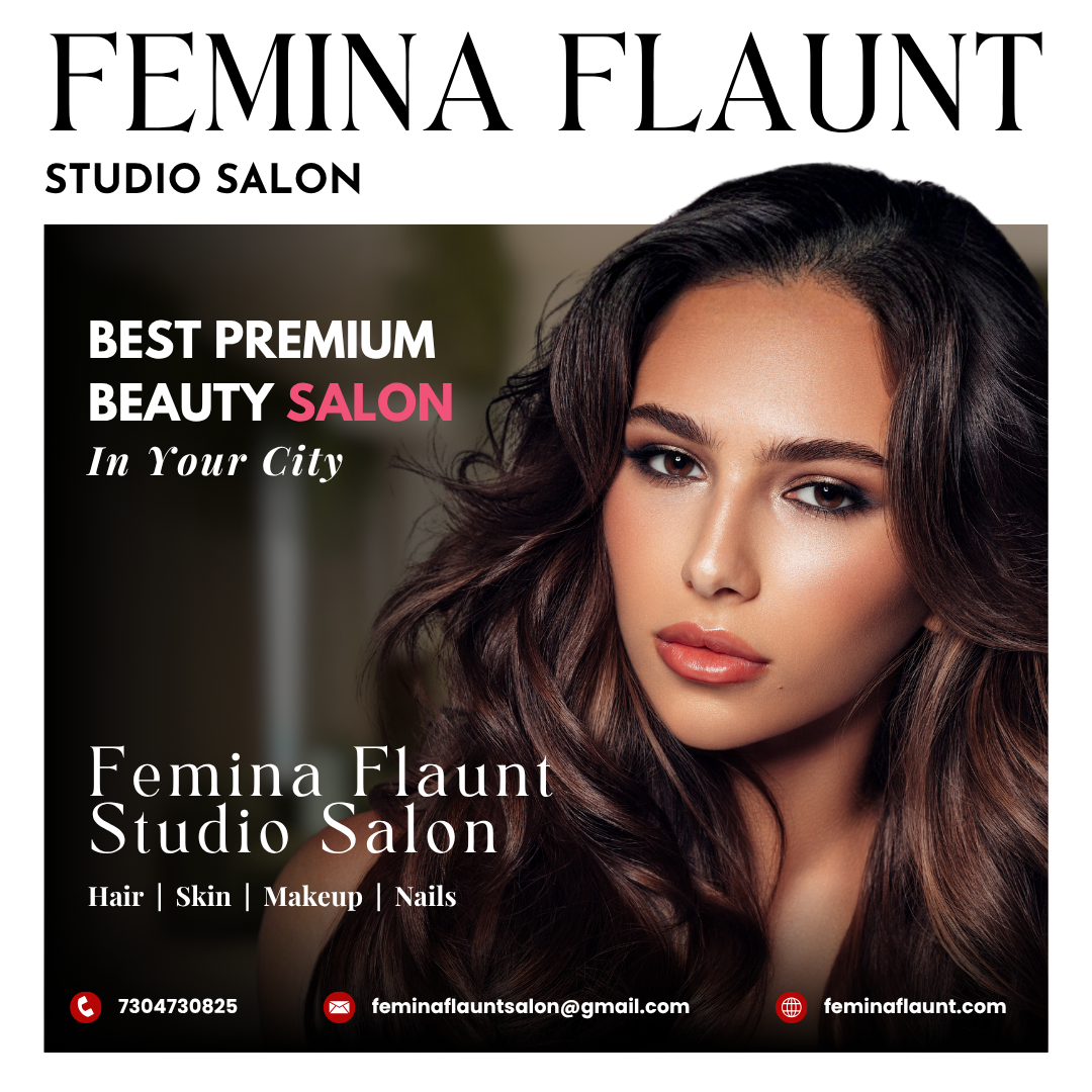 Femina Flaunt Salon Facebook ad: Where High-Fashion Meets Everyday Glam