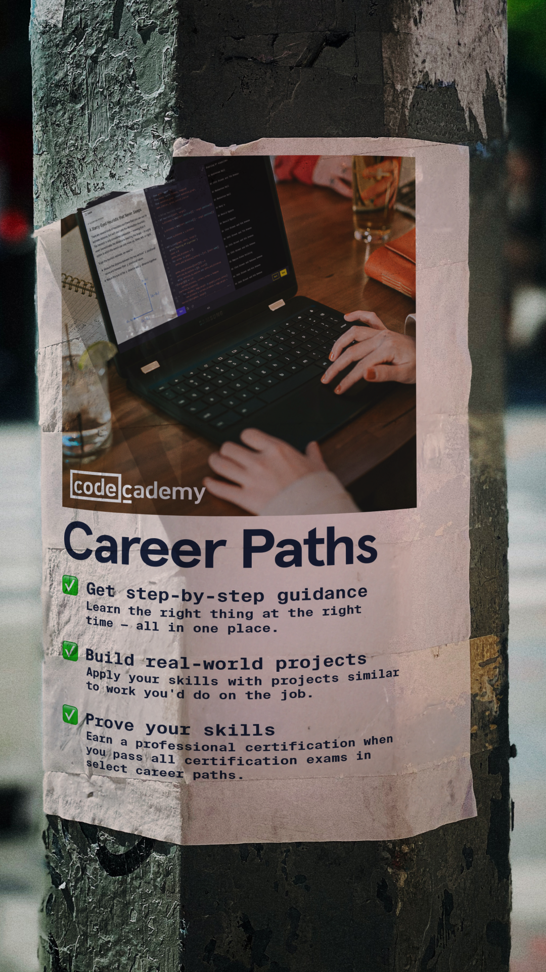Codecademy Facebook ad