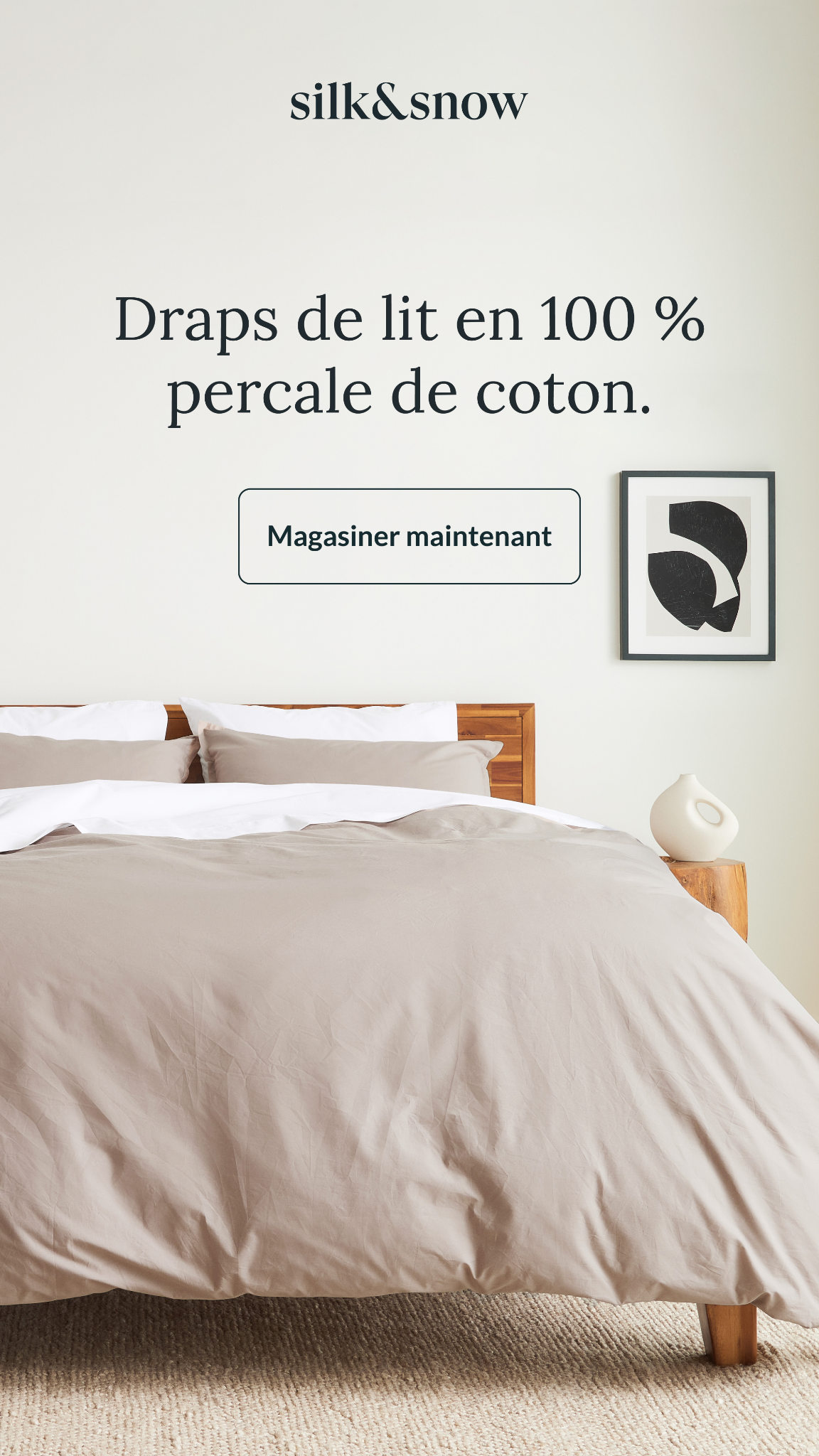 Maison Silk & Snow Facebook ad