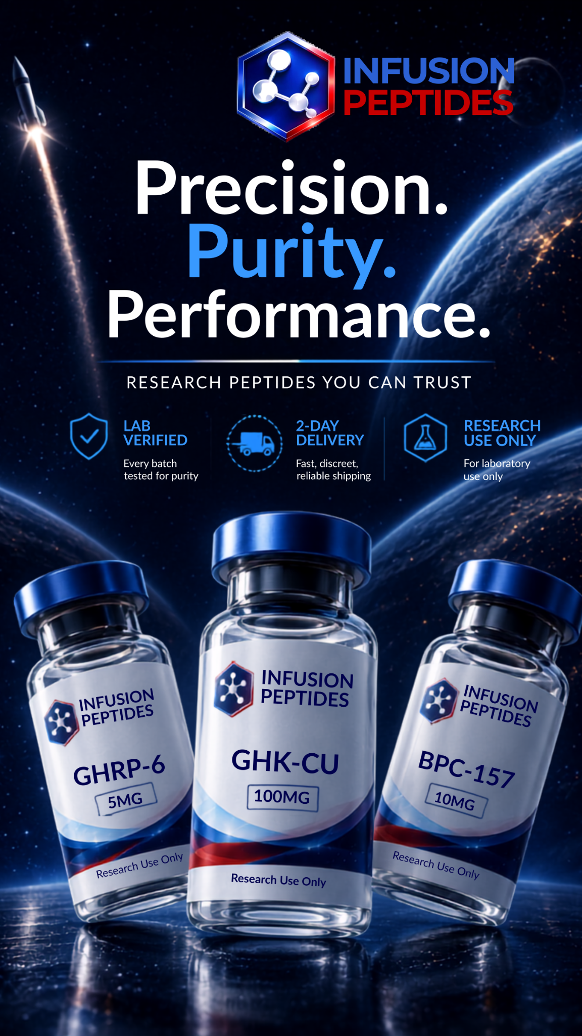 Infusion Co Facebook ad: Research Without Limits