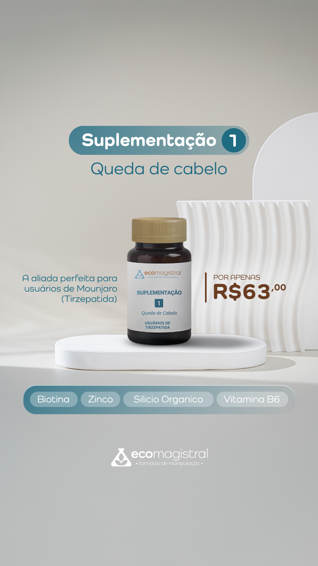 Ecomagistral farmácia de manipulação Facebook ad from May 8, 2026