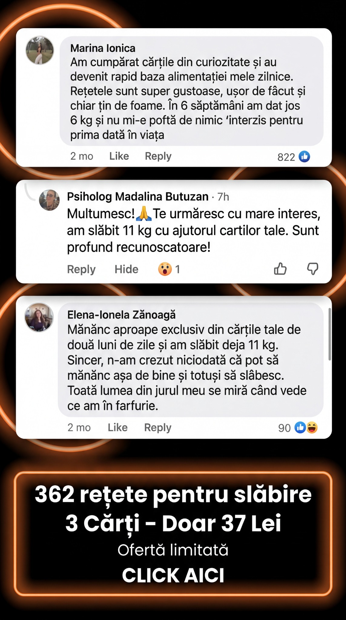 Bogdan Tirziu / Slăbește Ușor Facebook ad