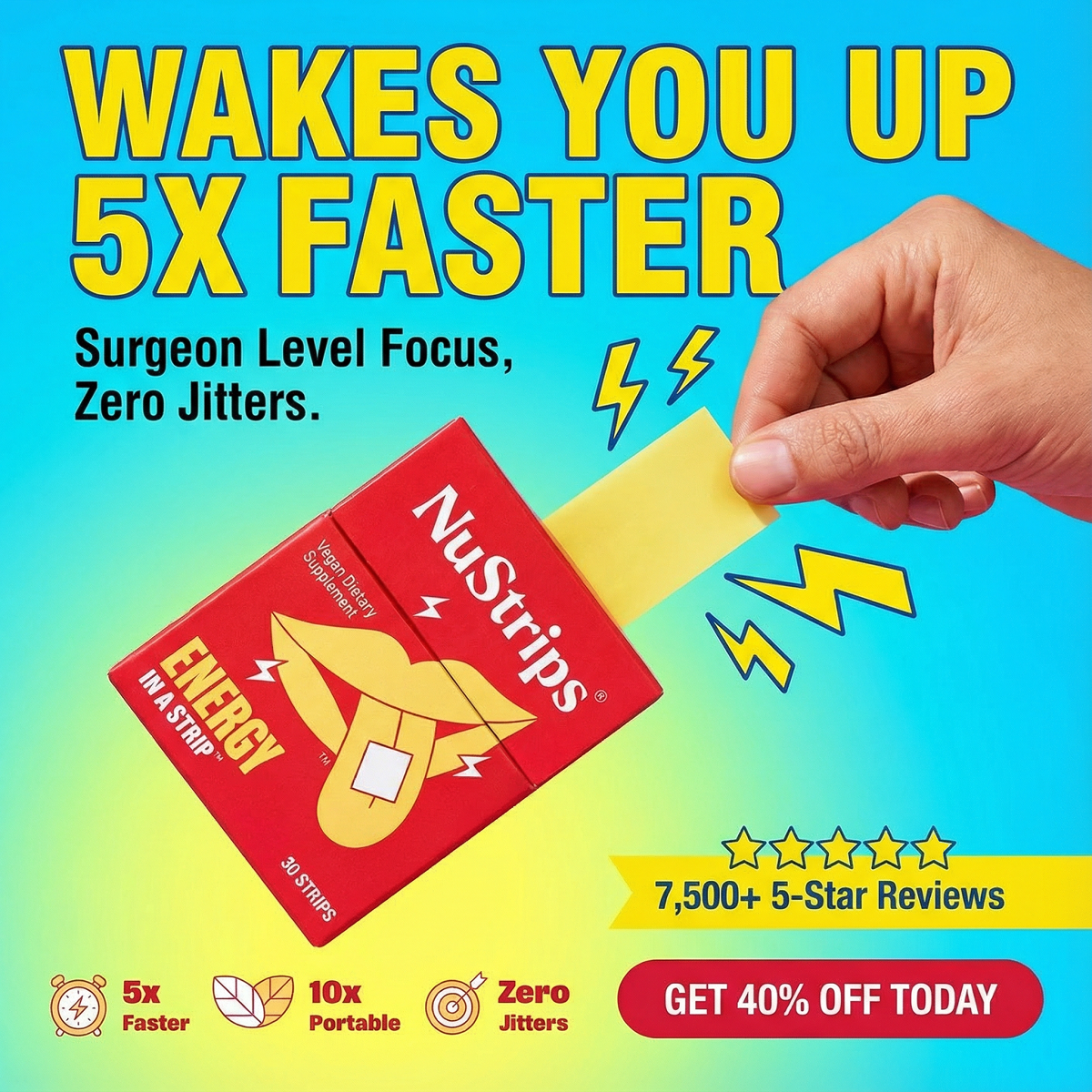 NuStrips Facebook ad