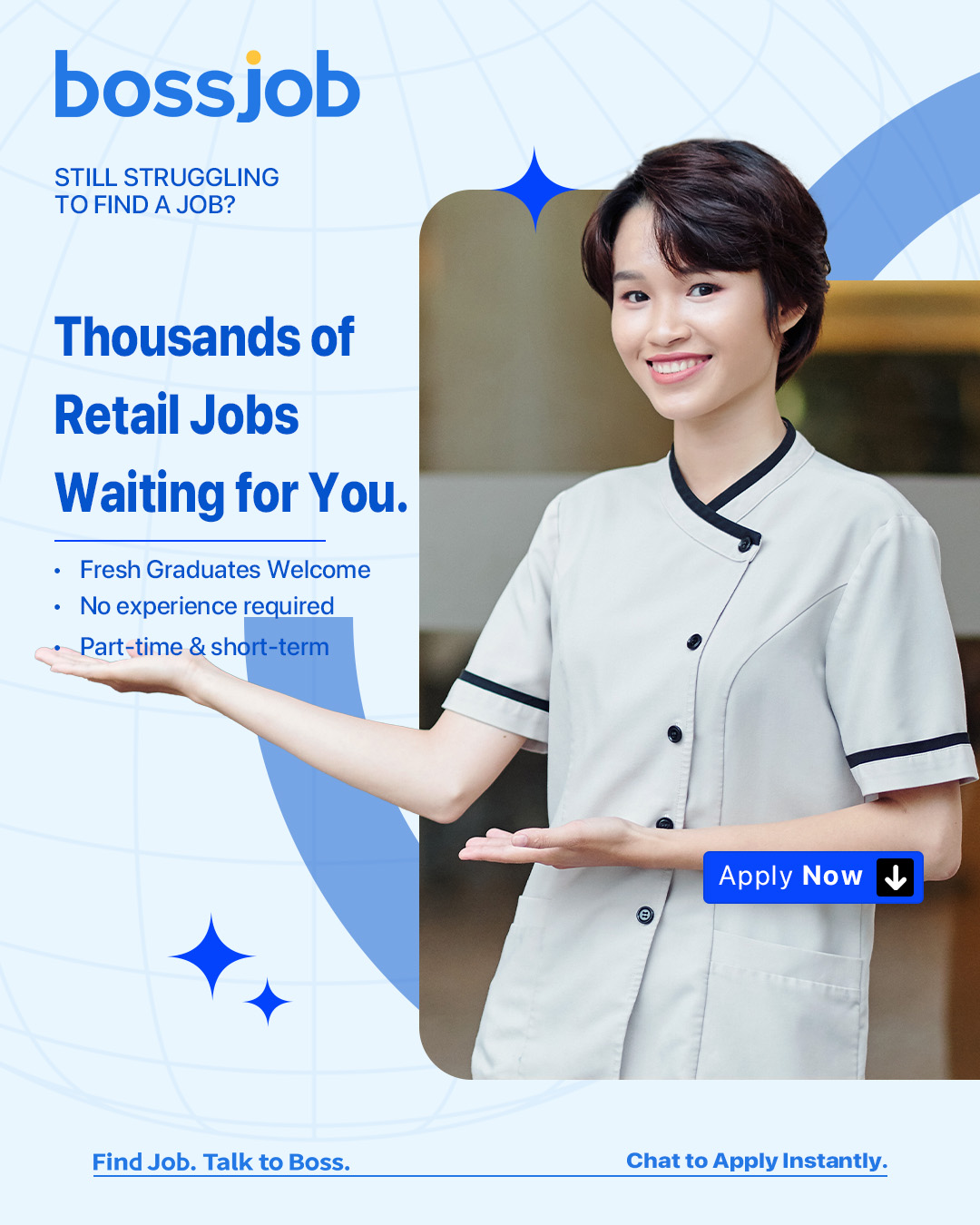 Bossjob Malaysia Facebook ad: bossjob: Chat & Job Search