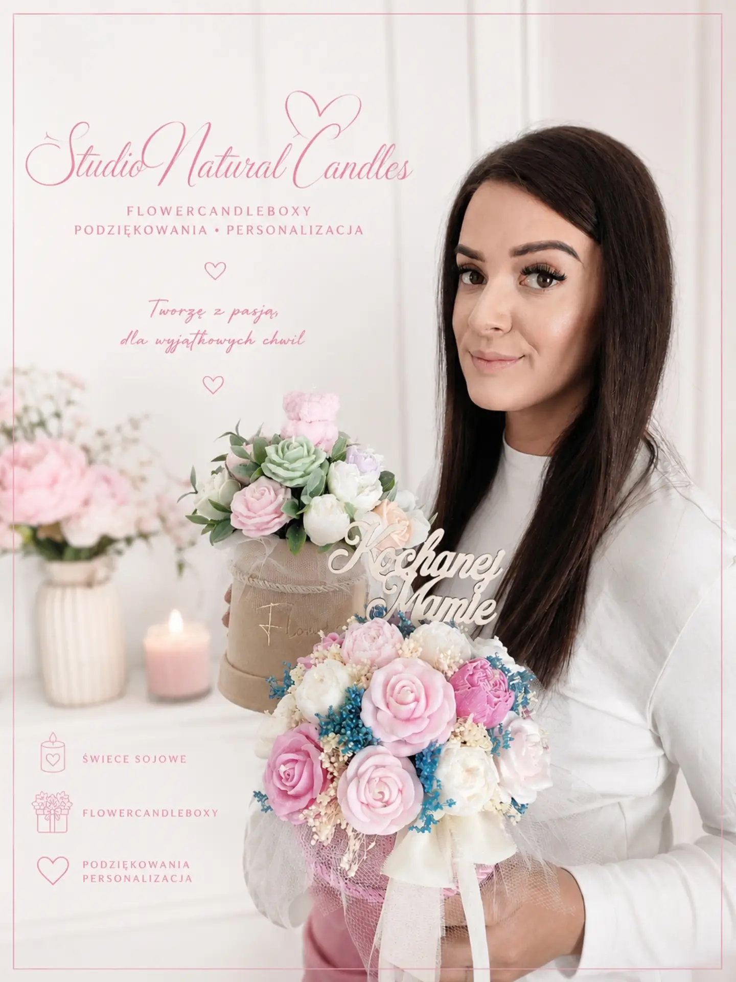 Studio Natural Candles Facebook ad: POZNAJMY SIĘ
