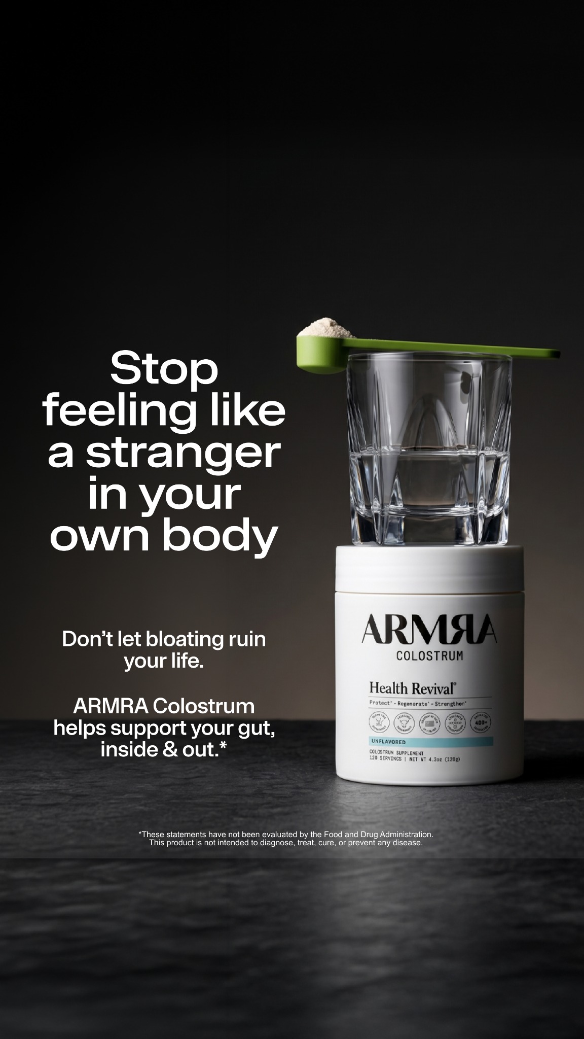 ARMRA Facebook ad