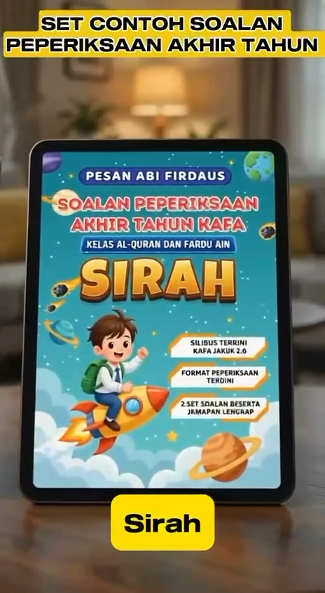 Anak Bijak KAFA Facebook ad: Soalan Akhir Tahun KAFA ( Tahun 1 - 5 )